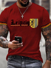 Langarm-T-Shirt für Herren Leipzig Deutschland bedruckt