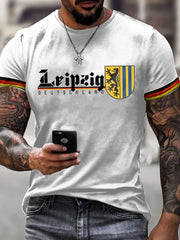 Langarm-T-Shirt für Herren Leipzig Deutschland bedruckt