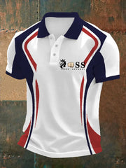 Herren Vintage Schriftzug lässig -Shirt