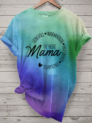 Damen Muttertag Geschenk Kurzarm T-Shirt