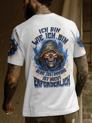 Herren ICH BIN WIE ICH BIN VOLLSTÄNDIGER DRUCK Bedrucktes T-Shirt