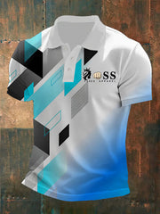 Herren Vintage Schriftzug lässig -Shirt