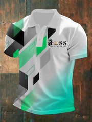 Herren Vintage Schriftzug lässig -Shirt
