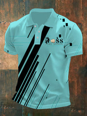 Herren Vintage Schriftzug lässig -Shirt