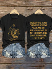 Camiseta de mujer Thank You Father Printed