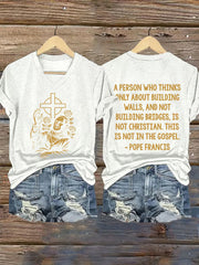 Camiseta de mujer Thank You Father Printed