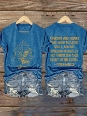 Camiseta de mujer Thank You Father Printed