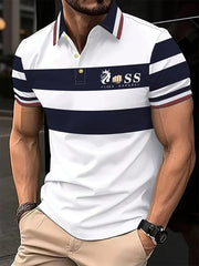 Herren Vintage Schriftzug lässig -Shirt