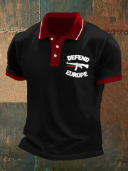 Herren Defend Europe Kurzarm-shirt