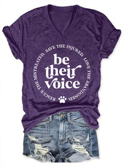 Tierschutz-T-Shirt für Frauen