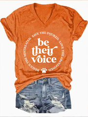 Tierschutz-T-Shirt für Frauen