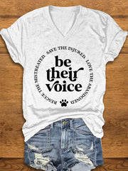 Tierschutz-T-Shirt für Frauen