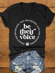 Tierschutz-T-Shirt für Frauen