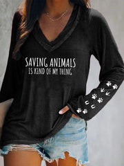 Tier freundliche T-Shirts für Frauen
