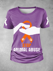Frauen stoppen Tier missbrauch T-Shirt