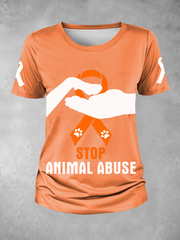 Frauen stoppen Tier missbrauch T-Shirt