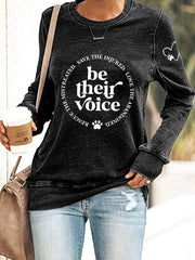 Geschütztes Tier-Sweatshirt für Frauen