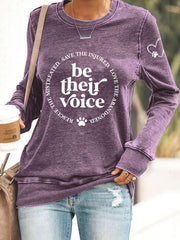 Geschütztes Tier-Sweatshirt für Frauen