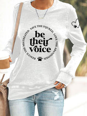 Geschütztes Tier-Sweatshirt für Frauen