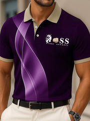 Herren Vintage Schriftzug lässig -Shirt