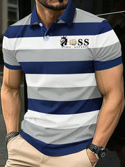 Herren Vintage Schriftzug lässig -Shirt