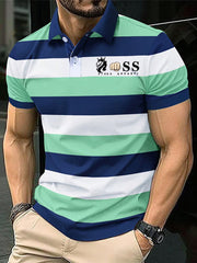 Herren Vintage Schriftzug lässig -Shirt