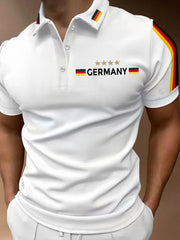 Men's German Print  Shirt