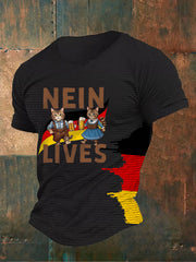 Herren Bierfest Print Shirt