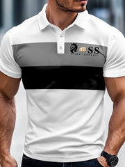 Herren Vintage Schriftzug lässig -Shirt