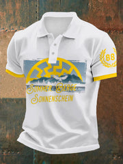 Kurzarm-shirt Sonne und Nummer 88 für Männer