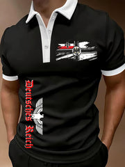 Kurzarm-shirt für Herren Deutsches Reich
