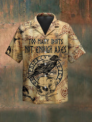 Männer zu viele Idioten nicht genug Äxte Kurzarm-Shirt