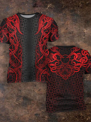 Herren Viking bedrucktes Kurzarm-T-Shirt
