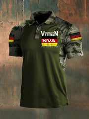 Herren Deutschland Veteran Kurzarm  Shirt